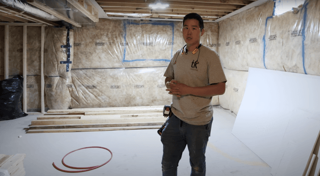 Tim from TK Contracting on a job site